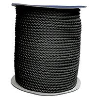 Lalizas 16mm 3-Strand Polyester Mooring Rope Black 2430kg Breaking Load 90858