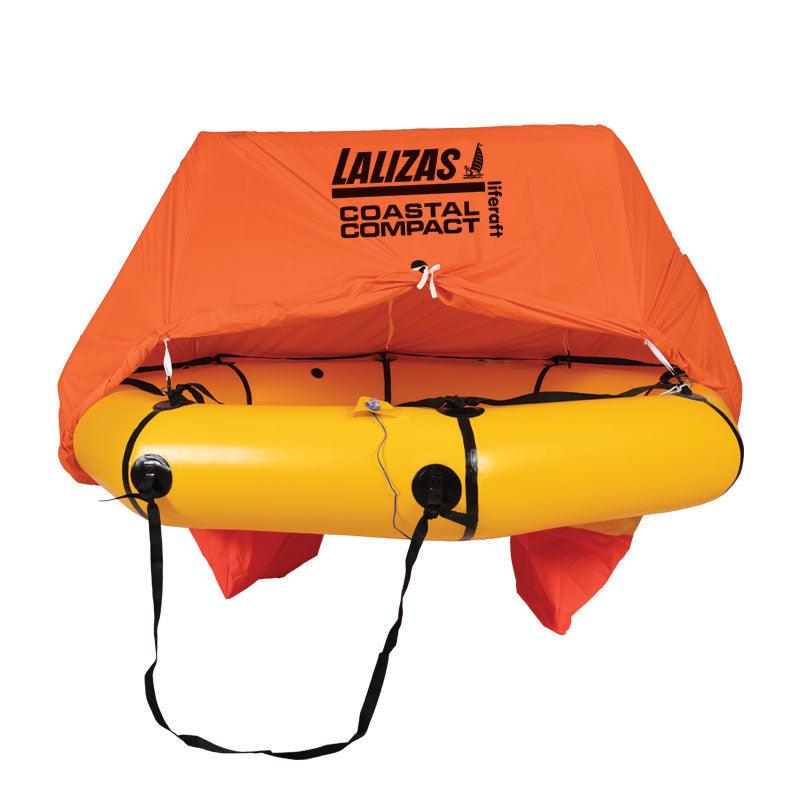 Lalizas Coastal Compact 4-Person Liferaft with Canopy Valise 75877 Boat Safety