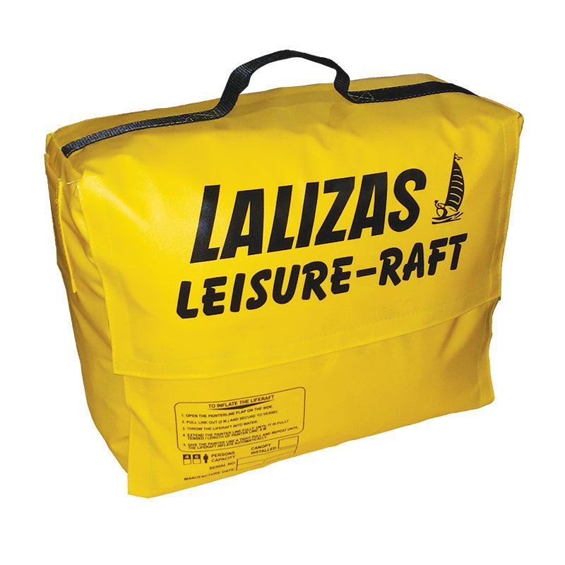 Lalizas 6-Man Leisure Liferaft with Canopy Valise Compact Coastal Boat Safety