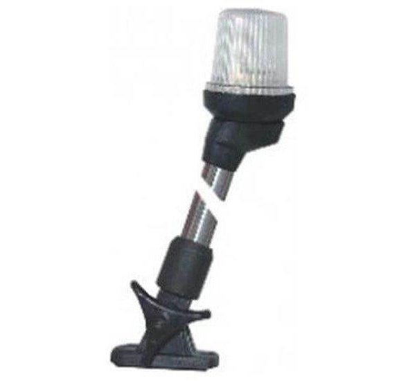 Folding Pole Navigation Light 23cm Black 12V All-Round White 30173