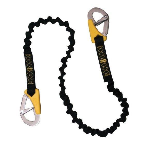 LifeLink Safety Double Elastic Safety Line ISO 100-180 cm | 4Boats