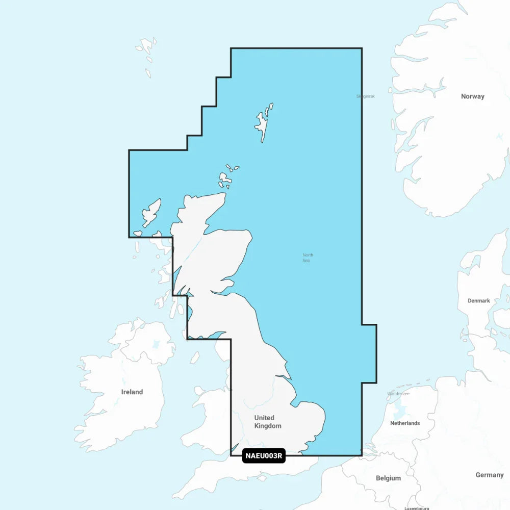 Navionics EU003R Great Britain Northeast Coast Chart | 4Boats
