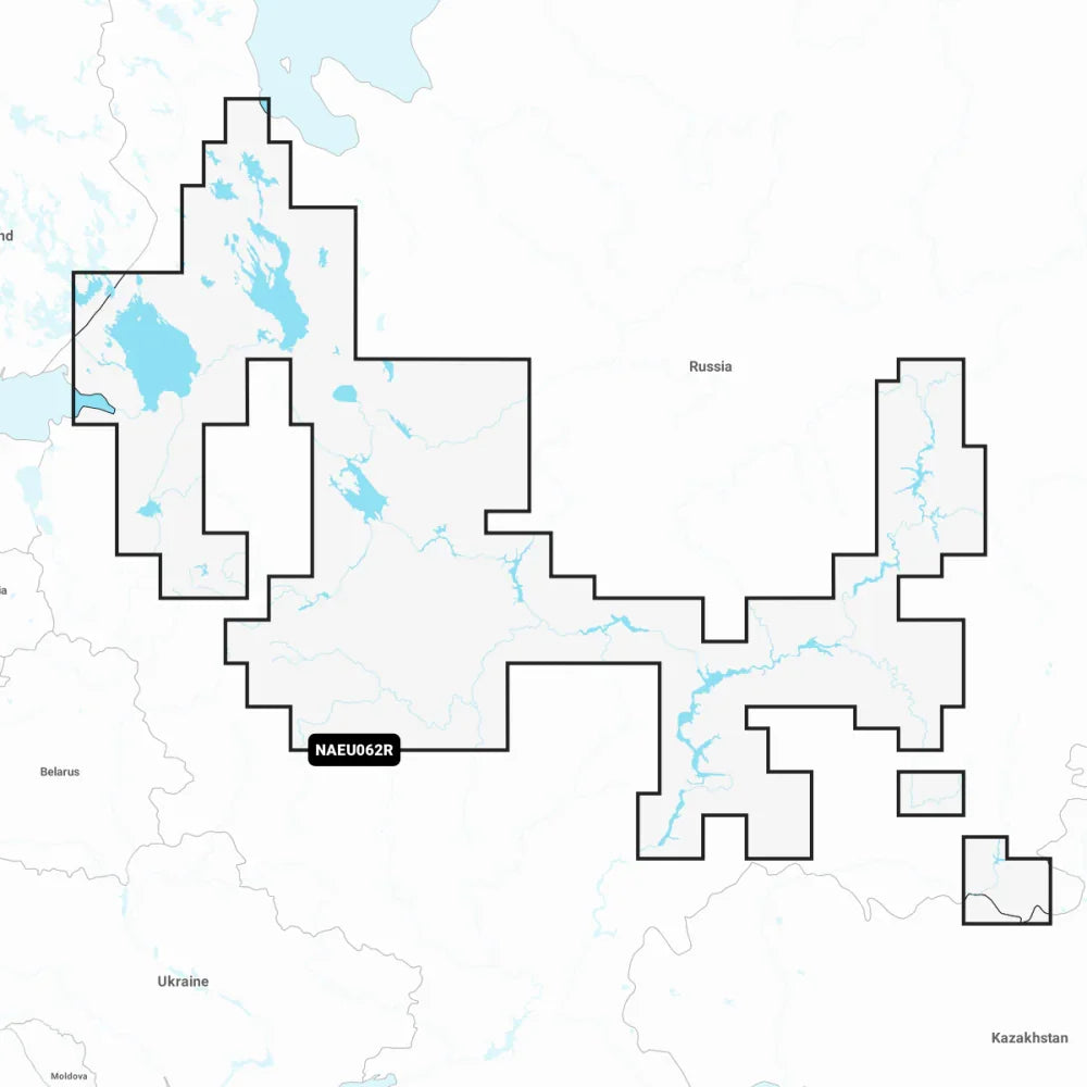 Navionics EU062R Upper & Central Volga Chart | 4Boats