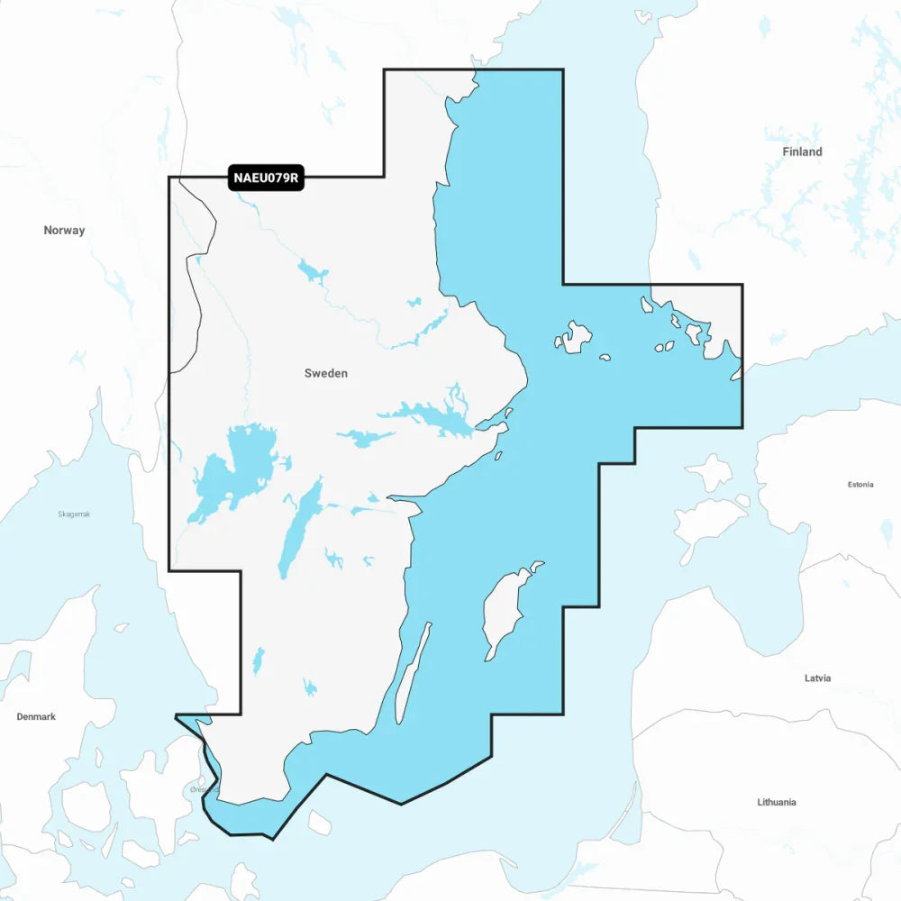 Navionics + EU079R Sweden Southeast Chart | 4Boats