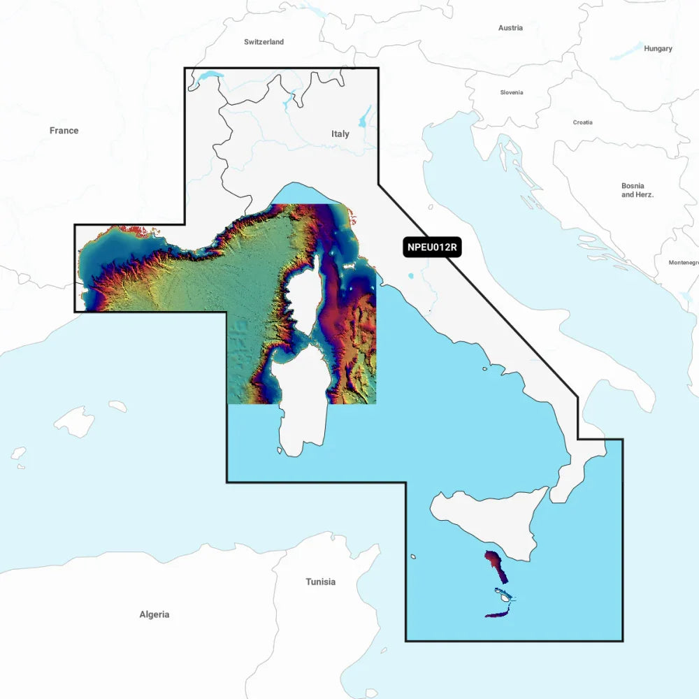 Navionics Platinum+ Regular Chart: EU012R - Med Sea, Cen. & West