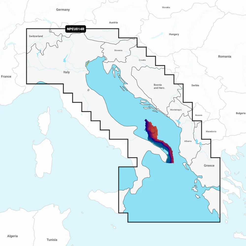 Navionics Platinum+ Regular Chart: EU014R - Italy, Adriatic Sea