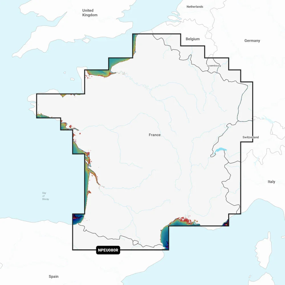 Navionics Platinum+ Regular Chart: EU080R - France, Lakes & Rivers