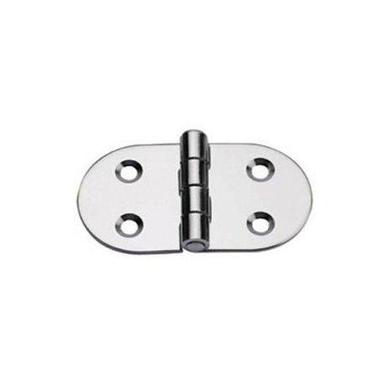 Reversed Oval Hinge AISI 316 74 × 40 × 2 mm | 4Boats