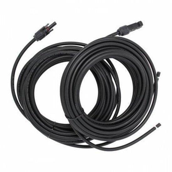 Pair 10m MC4 6.0mm² (10 AWG) solar extension leads | 4Boats
