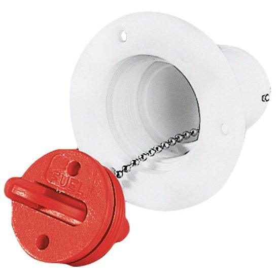 Plastic Deck 38 mm Fuel Deck Filler White | 4Boats
