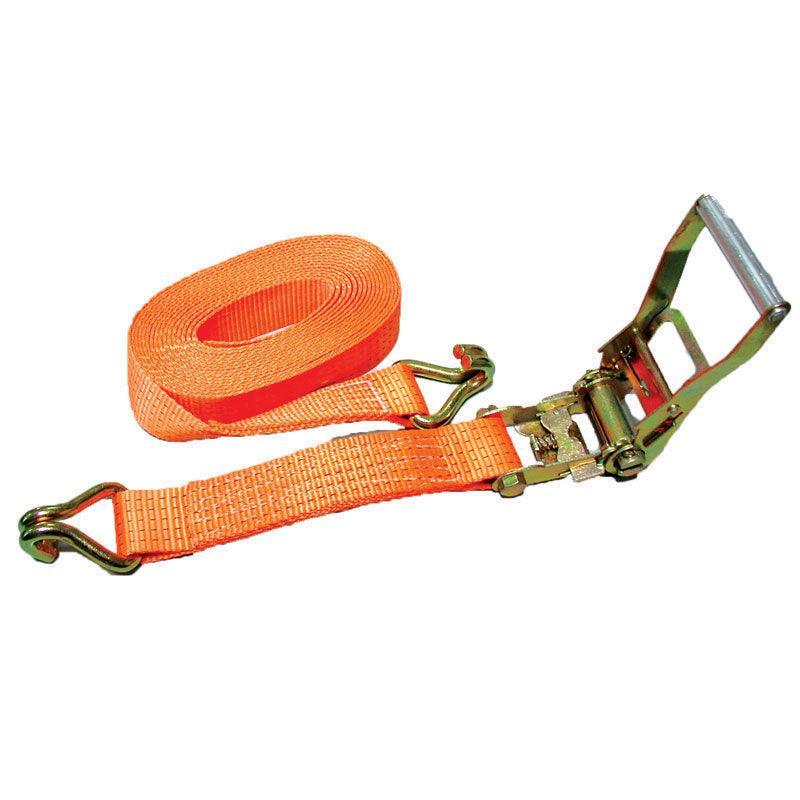 Ratchet Tie-Down Double J Hook 10m x 50mm 5,000kg | 4Boats