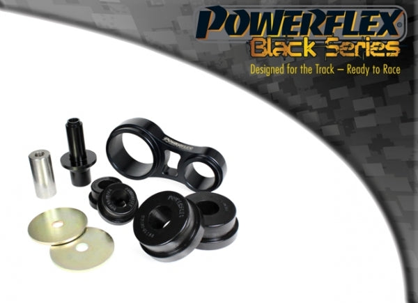 POWERFLEX BLACK SERIES - FORD FIESTA MK7 ST (2013 - 2017) LOWER ENGINE MOUNT BRACKET & BUSHES, TRACK USE
