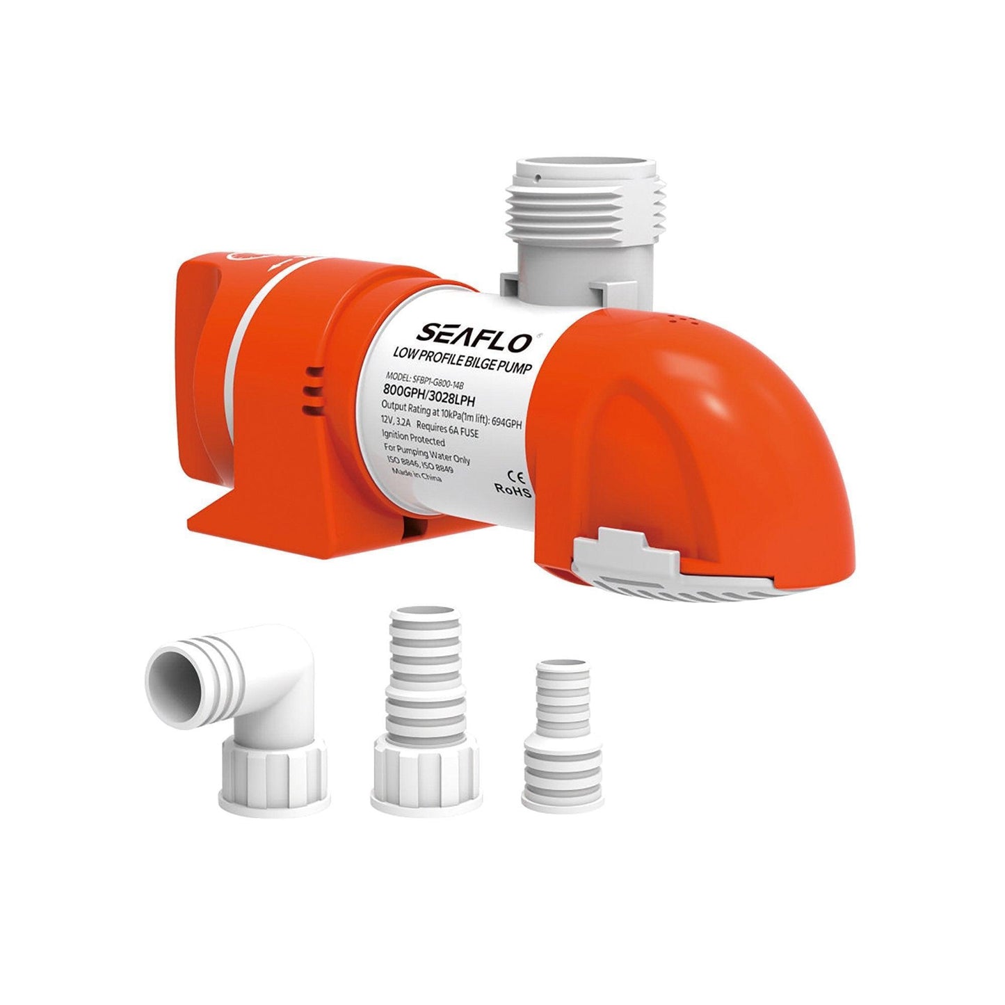 SEAFLO Auto 14A 24V 1100 GPH Automatic Bilge Pump | 4Boats
