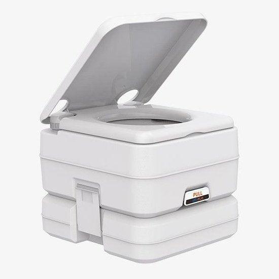 SEAFLO PT1001 10L Portable Toilet Marine Boat Camping Caravan Chemical WC Grey