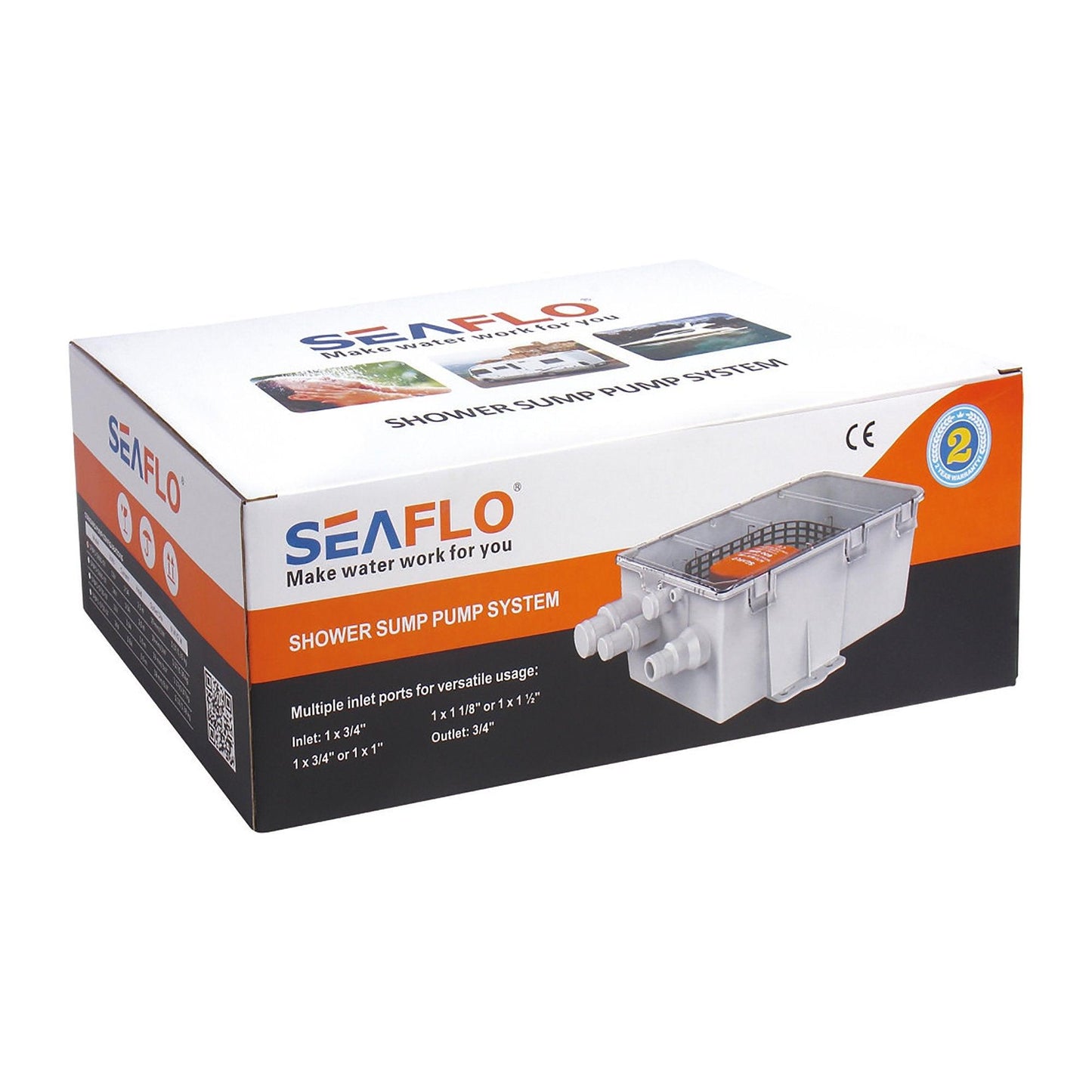 SEAFLO Shower 07 Series Shower Sump Pump System 24V 60 | 4Boats