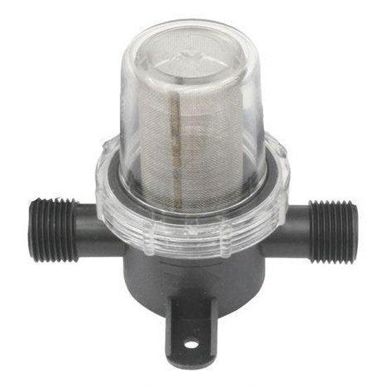 Strainer - inline fine stainless steel mesh 12 mm (1/2 in) | 4Boats
