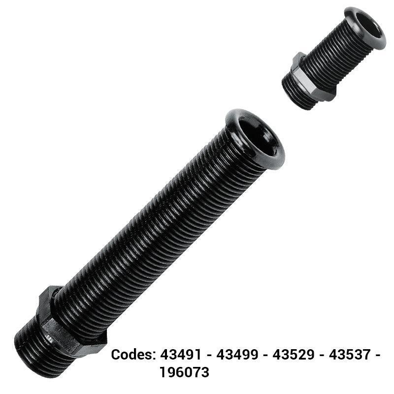 Thru-Hull Stand Flange 22 mm (7/8 in) 62 mm Black | 4Boats