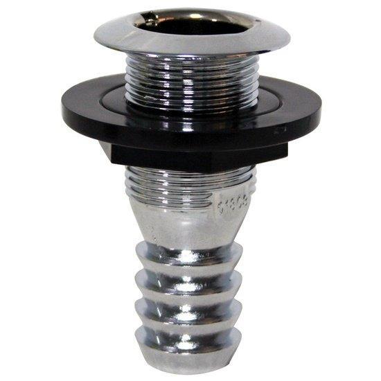 Thru-Hull Flanged 25 mm (1 in) with 19 mm Barb | 4Boats
