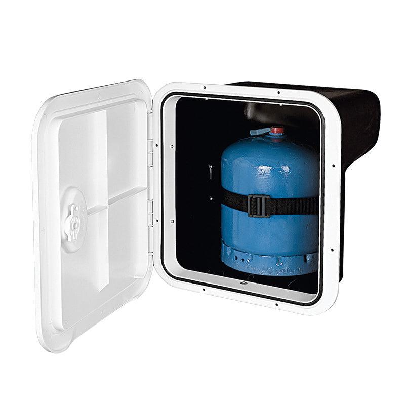 TOP LINE Gas Bottle Container 3 kg White 370 × 390 mm | 4Boats