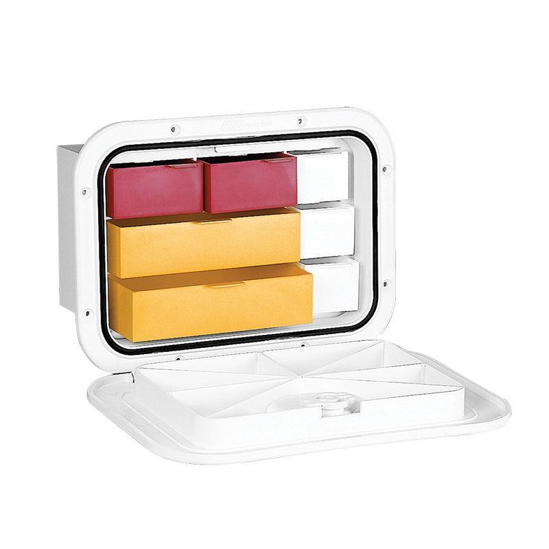TOP LINE Storage Hatch with Drawers & Lock 270×375 mm | 4Boats