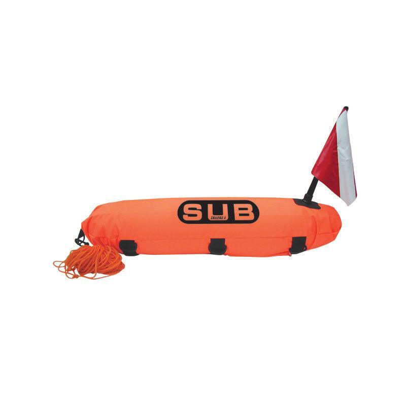 Torpedo Diving Safe Dive Marker Buoy - Reinforced 20 m Rope | 4Boats