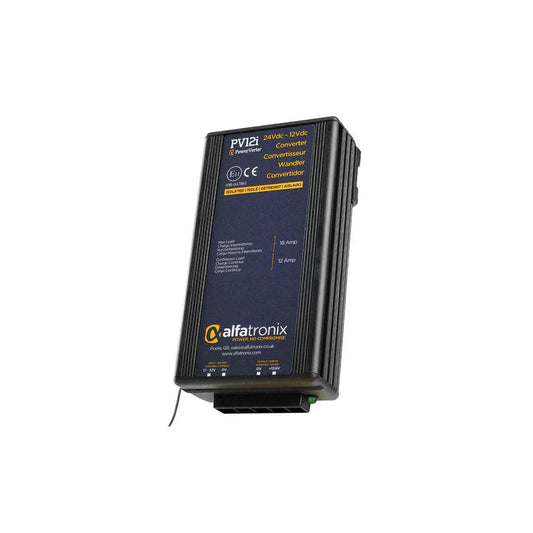 Alfatronix PV12i PowerVerter 24V to 12V Isolated DC-DC Voltage Converter 12A