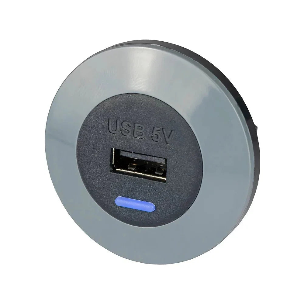 Alfatronix PVPWP-AFF Slimline IP65 Single USB A Charger - Front Fit