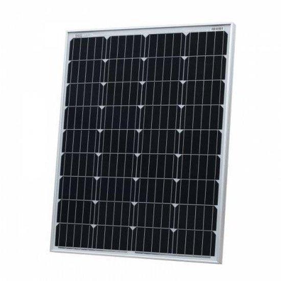 100W 12V Monocrystalline Solar Panel with 2×5 m MC4 Cables | 4Boats