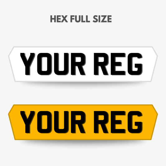 Lambo hex number plate material road legal number plate, Number plate maker, number plate supplier
