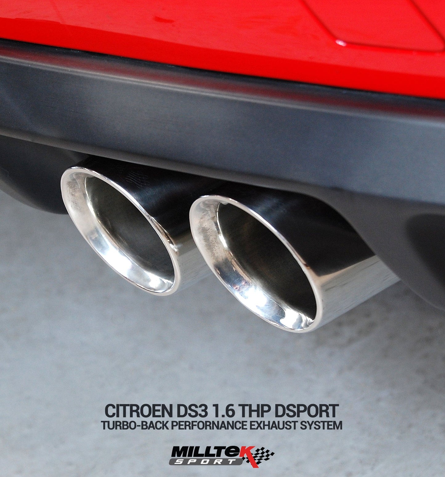 Milltek Sport - Citroen DS3 1.6 THP 16V DSport Cat-back Exhaust (Multiple Options)
