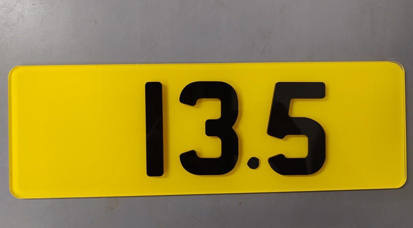 18 inch 16 inch, 14 inch, 13.5 inch, 11 inch Short Number Plate Printed, 3D Gel, 4D, 4D plus 3D, GHOST, 4D Matte, 4D Matte Ghost - Leigh Number Plates