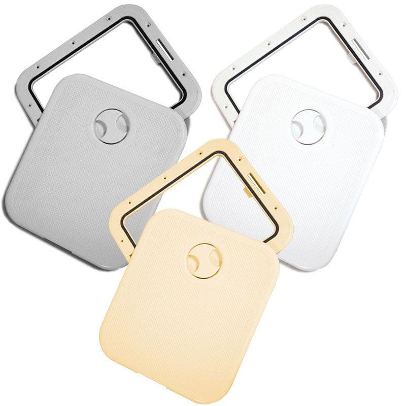 INDUSTRIAL Access Hatch with Detachable Cover 316x360mm White | 4Boats