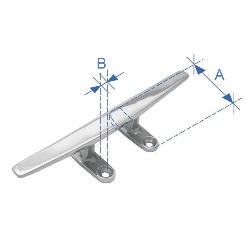 Trim Line Inox 316 Deck Cleat 152.4 mm (6 in) | 4Boats