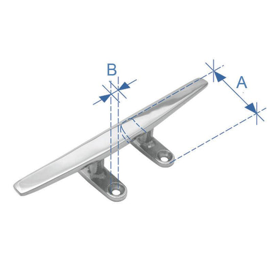 Trim Line Inox 316 Deck Cleat 152.4 mm (6 in) | 4Boats