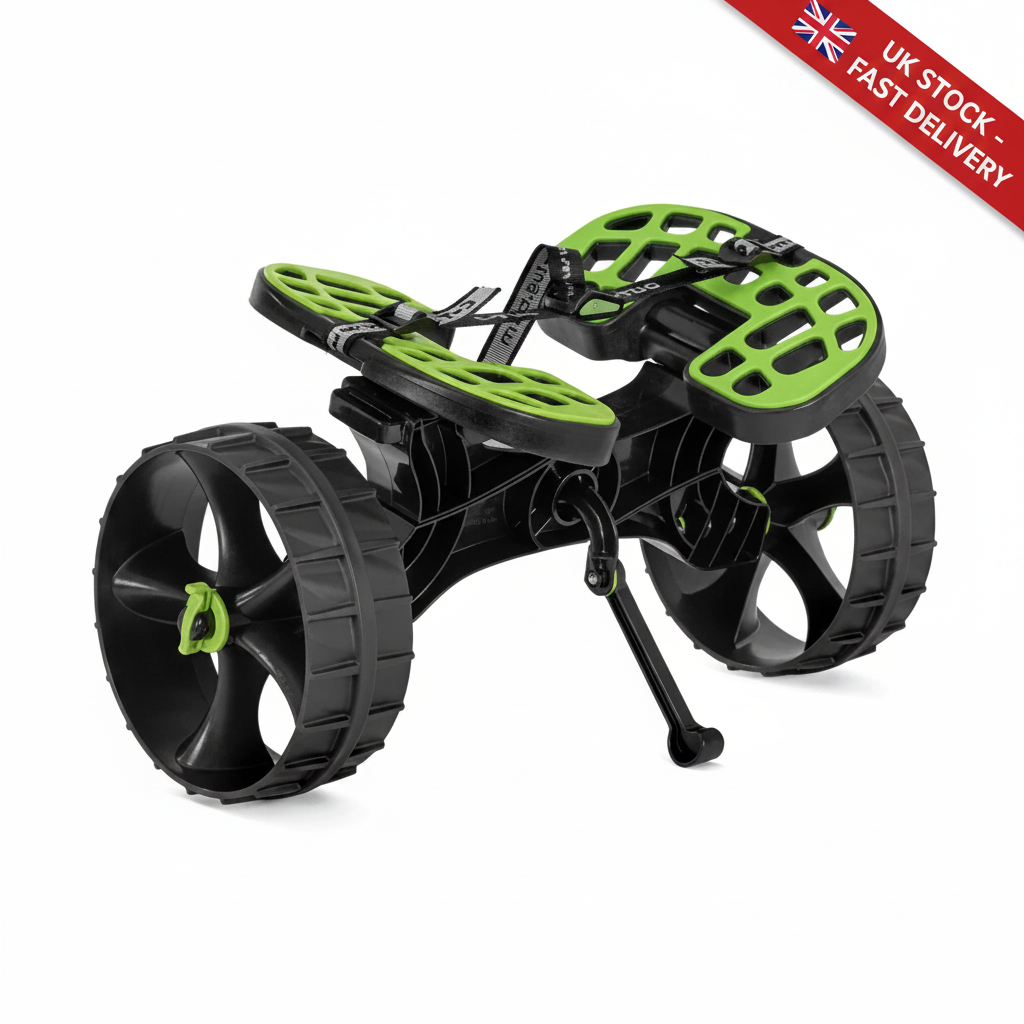 Railblaza C-TUG Kayak & Canoe Cart Puncture-Free Wheels 120kg Load 50-0001-71