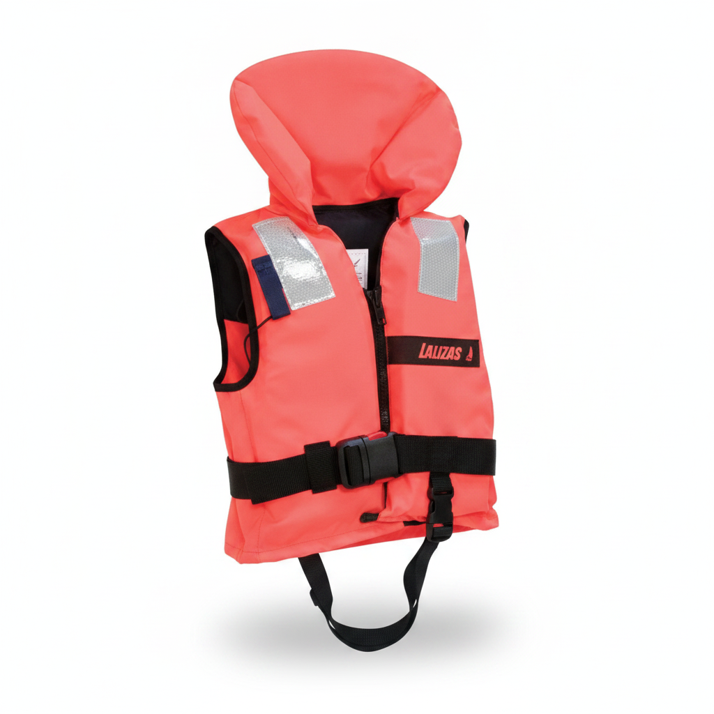 100N ISO Lifejacket Adult 50-70kg Orange Foam Life Vest
