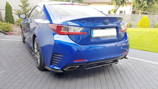 Maxton Design - CENTRAL REAR SPLITTER (WITH VERTICAL BARS) LEXUS RC (2014-UP)