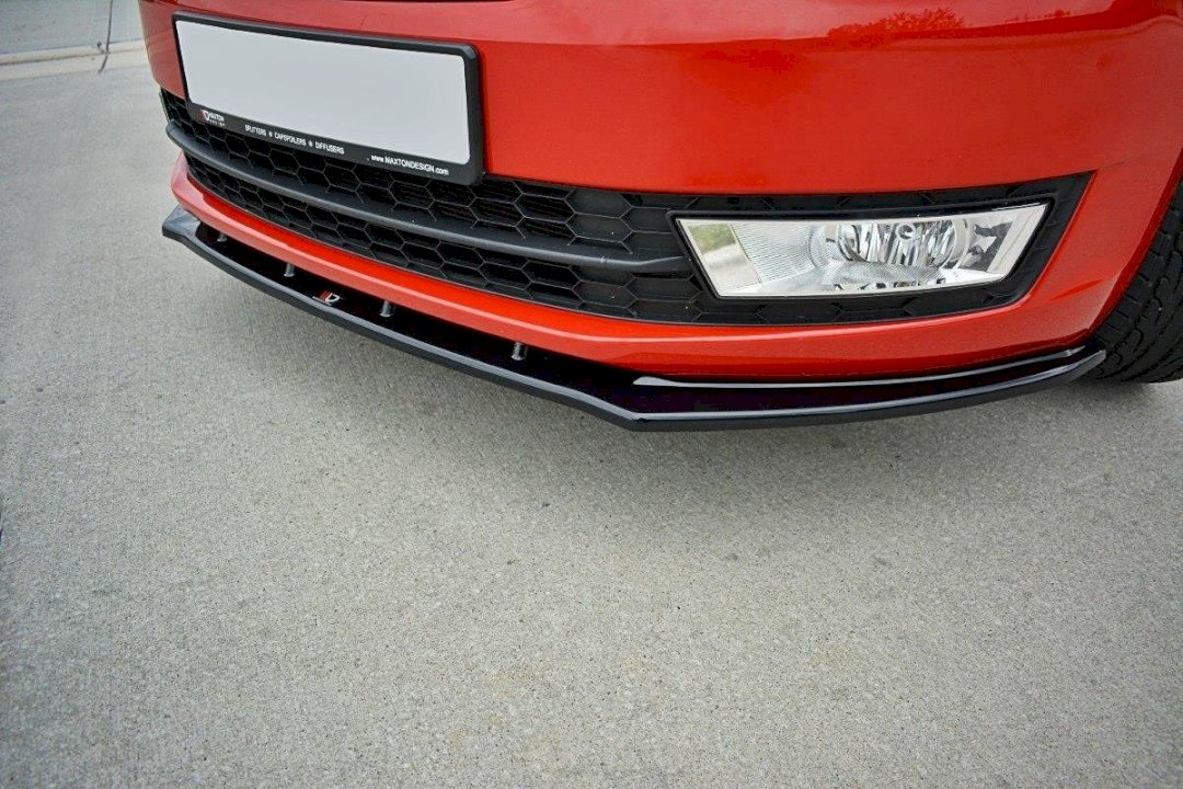 Maxton Design - FRONT SPLITTER V2 SKODA RAPID