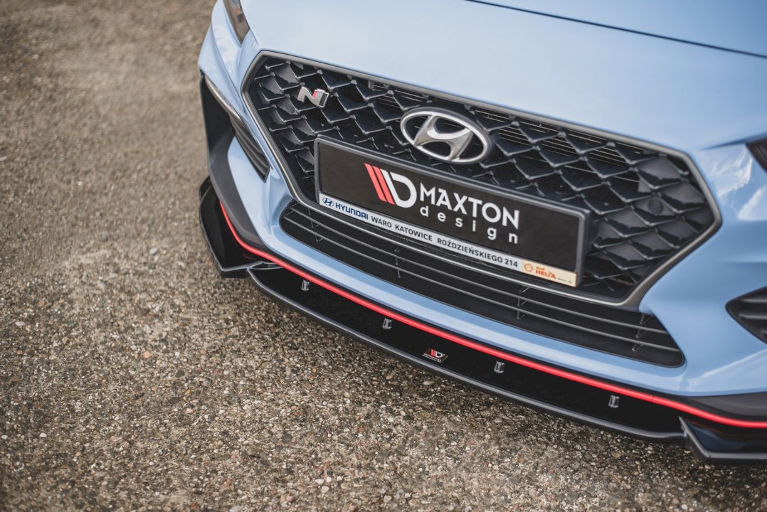 Maxton Design - FRONT SPLITTER V.5 HYUNDAI I30 N MK3 HATCHBACK/ FASTBACK (2017-)