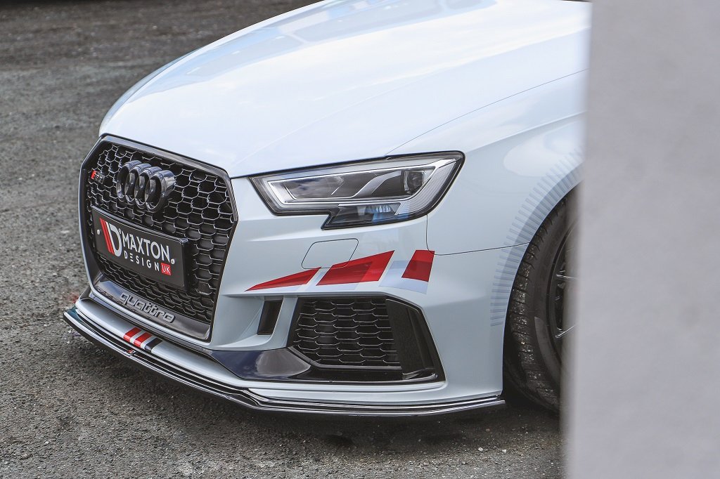 Maxton Design - FRONT SPLITTER V.2 AUDI RS3 8V FACELIFT SPORTBACK (2017-2020)