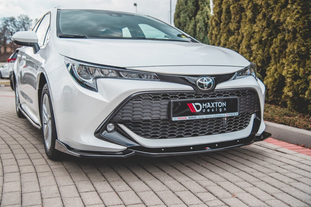 Maxton Design - FRONT SPLITTER V2 TOYOTA COROLLA MK12 TOURING SPORTS/ HATCHBACK (2019-2023)