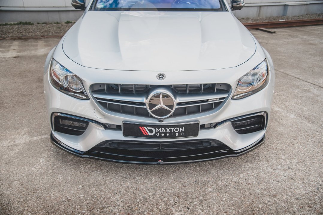Maxton Design - FRONT SPLITTER V.2 MERCEDES BENZ E63 AMG ESTATE/ SALOON S213/W213