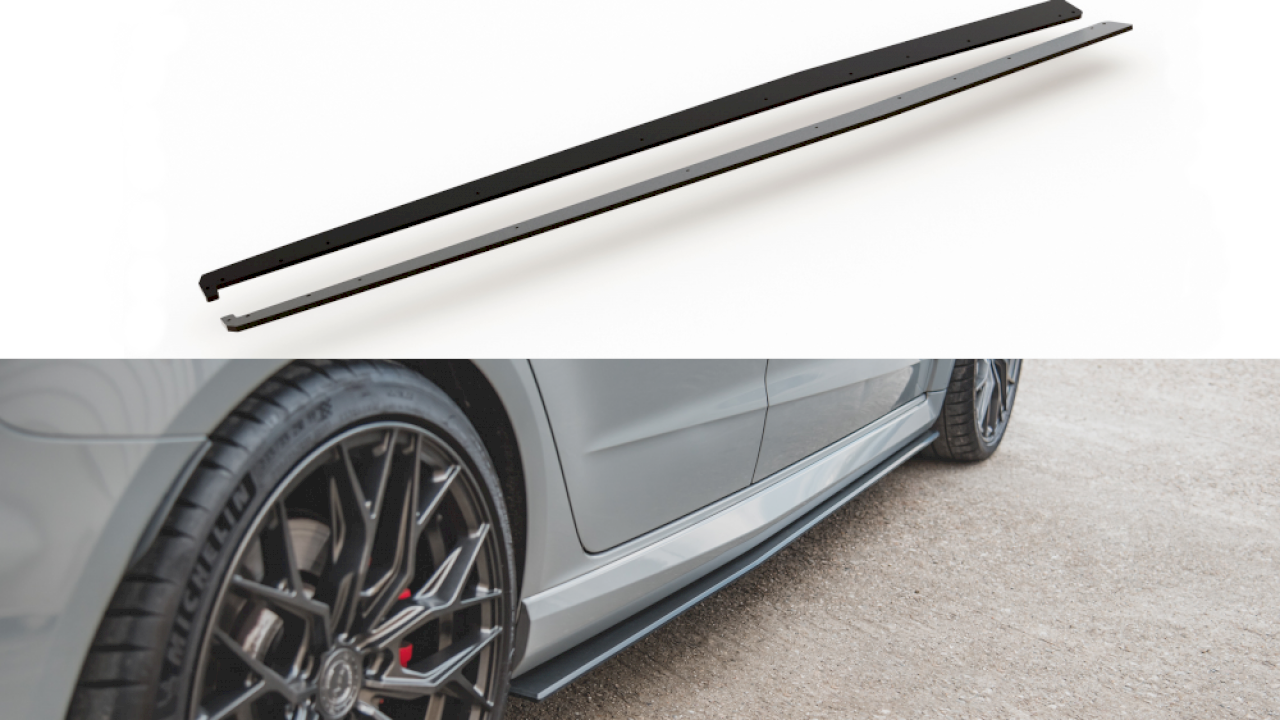 Maxton Design - STREET PRO SIDE SKIRT SPLITTERS AUDI RS3 8V SPORTBACK (2015-2016)