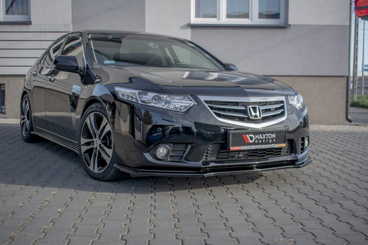 Maxton Design - FRONT SPLITTER HONDA ACCORD MK8 FACELIFT CU SERIES (2011-2015)