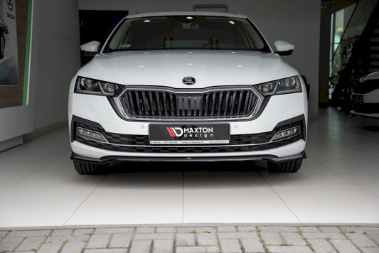 Maxton Design - FRONT SPLITTER V2 SKODA OCTAVIA MK4 (2019-2024)