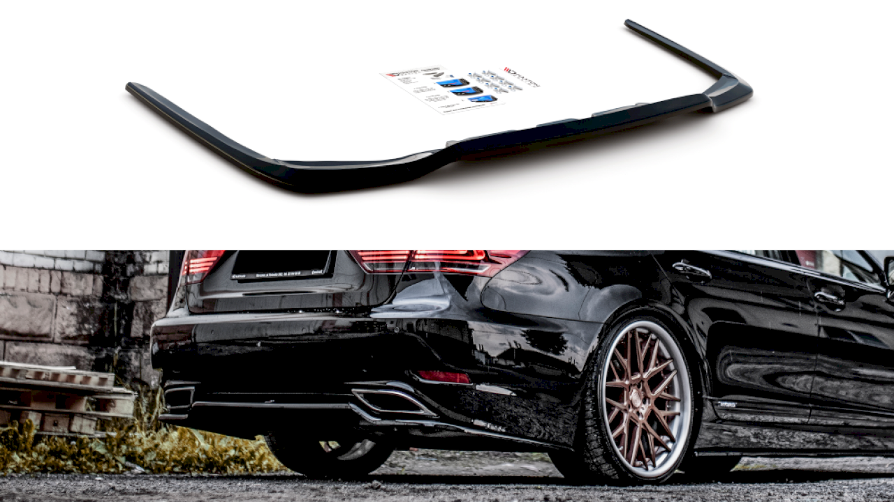 Maxton Design - CENTRAL REAR SPLITTER LEXUS LS MK4 FACELIFT (2012-2017)