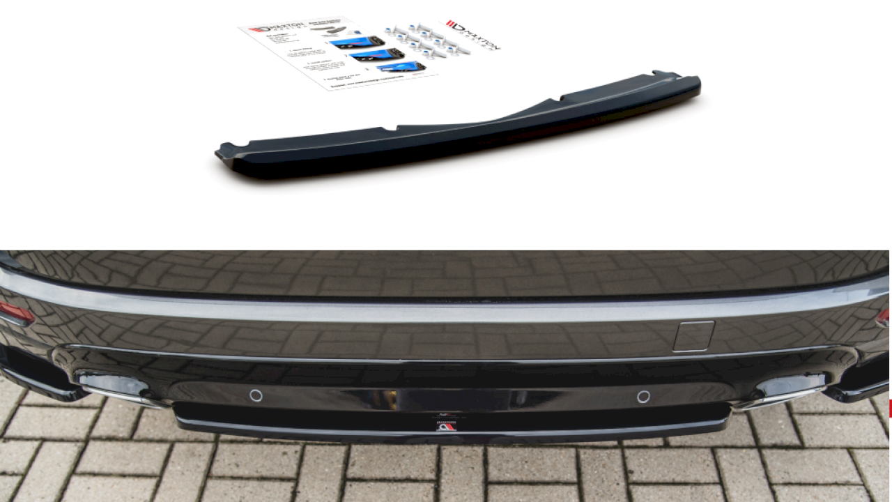 Maxton Design - CENTRAL REAR SPLITTER FORD S-MAX VIGNALE MK2 FACELIFT (2019-)