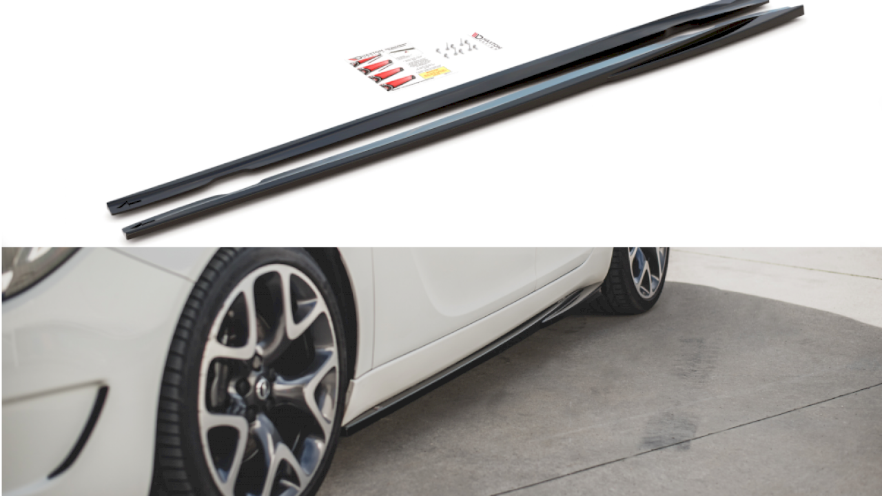 Maxton Design - SIDE SKIRTS DIFFUSERS OPEL/VAUXHALL INSIGNIA MK1 VXR/OPC FACELIFT (2013-2017)