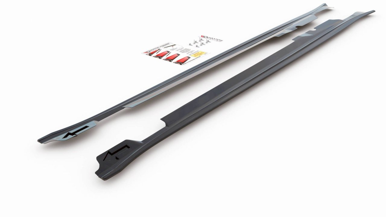 Maxton Design - SIDE SKIRTS DIFFUSERS V2 PORSCHE PANAMERA TURBO 970 FACELIFT (2013-2016)