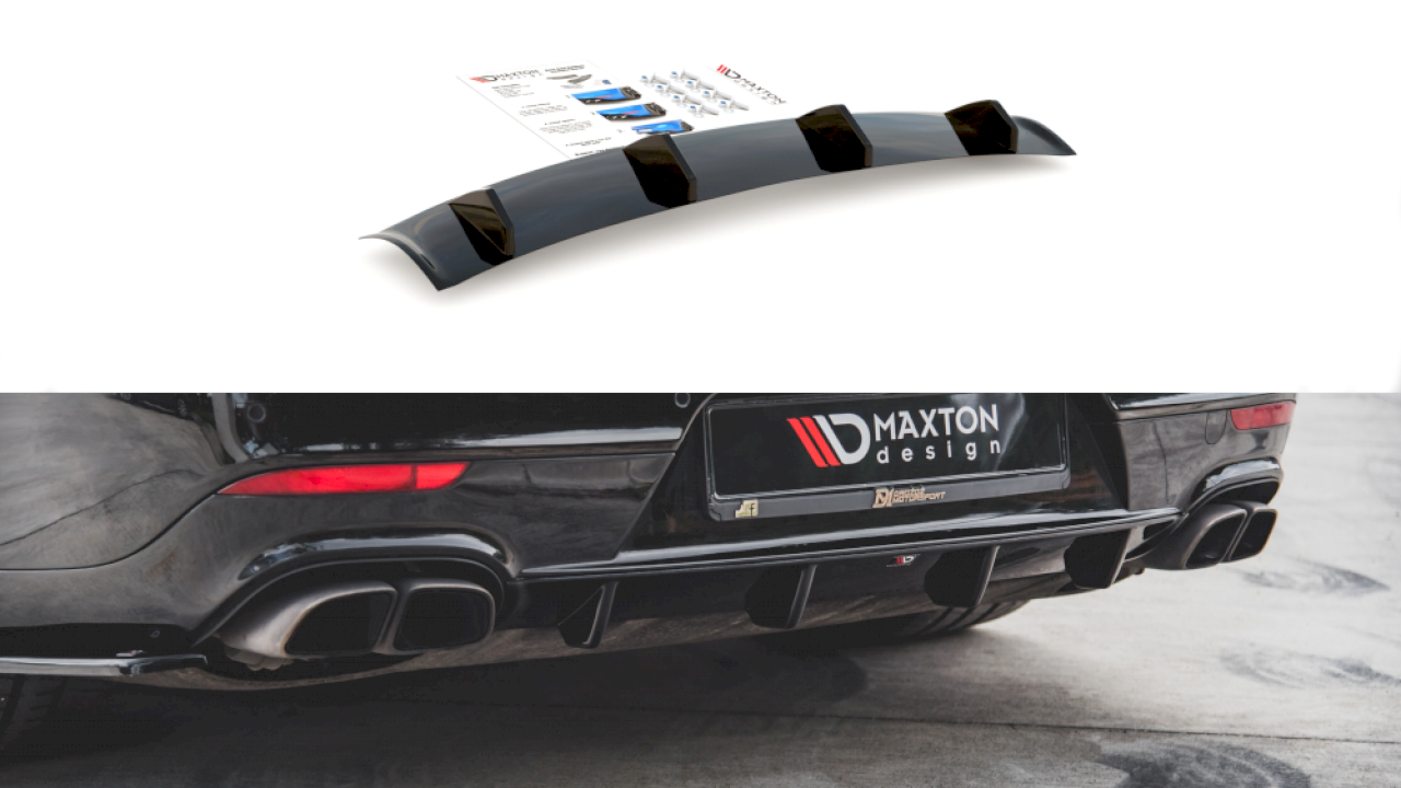 Maxton Design - REAR VALANCE PORSCHE PANAMERA TURBO 970 FACELIFT (2013-2016)